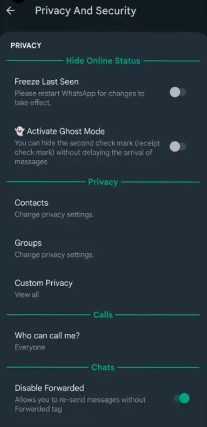 Privacy Security